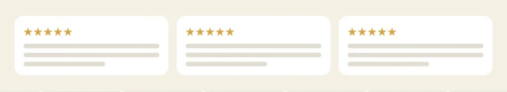Reviews block